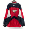 Vintage Starter Calgary Stampeders CFL Full Zip Red Track Jacket Size XL