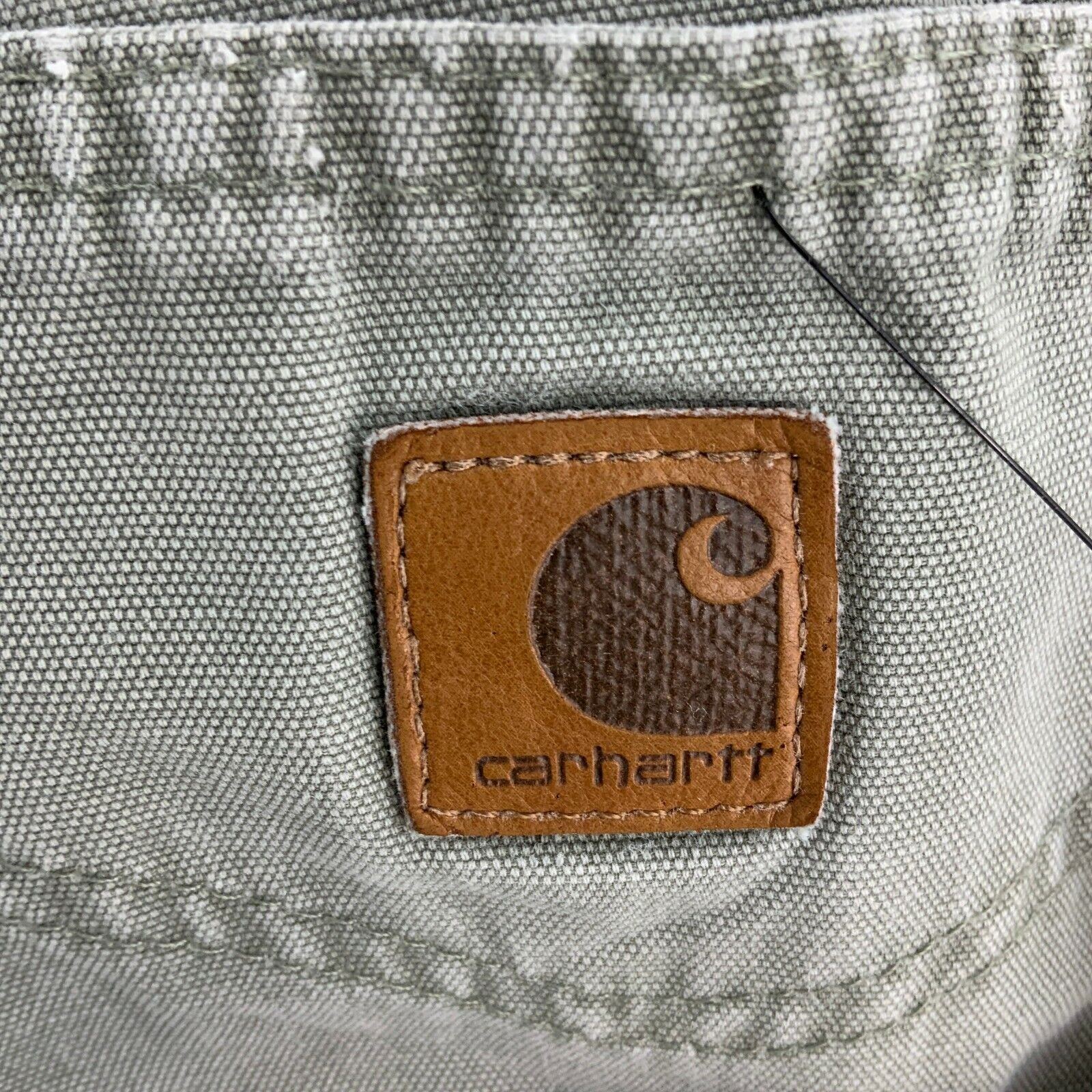 Carhartt Light Gray Carpenter Cargo Pant Size 36x29