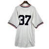 Vintage Atlanta Braves V-Neck #37 White Jersey Size XL