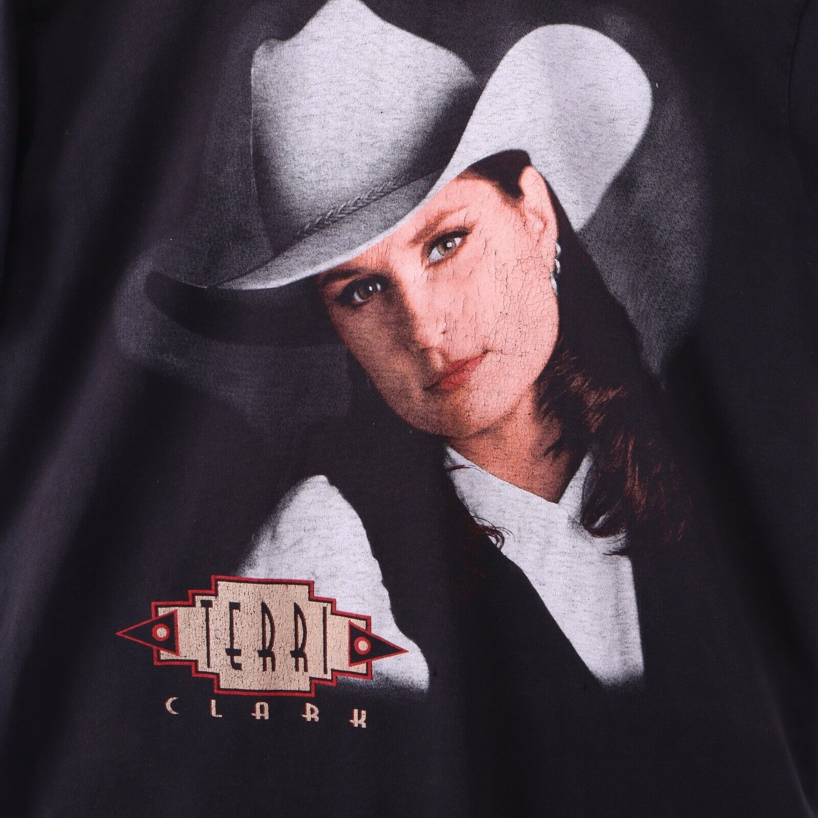 Terri Clark Poor, Poor, Pitiful Me Tour Country Music Black T-shirt Size L