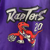 Champion Damon Stoudamire 20 Toronto Raptors Purple Jersey Size 44 Sleeveless