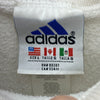 Adidas Crewneck Logo Oatmeal Sweatshirt Size L