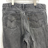 Levi Strauss Orange Tab Black Light Wash Jeans Size 36 Straight Leg