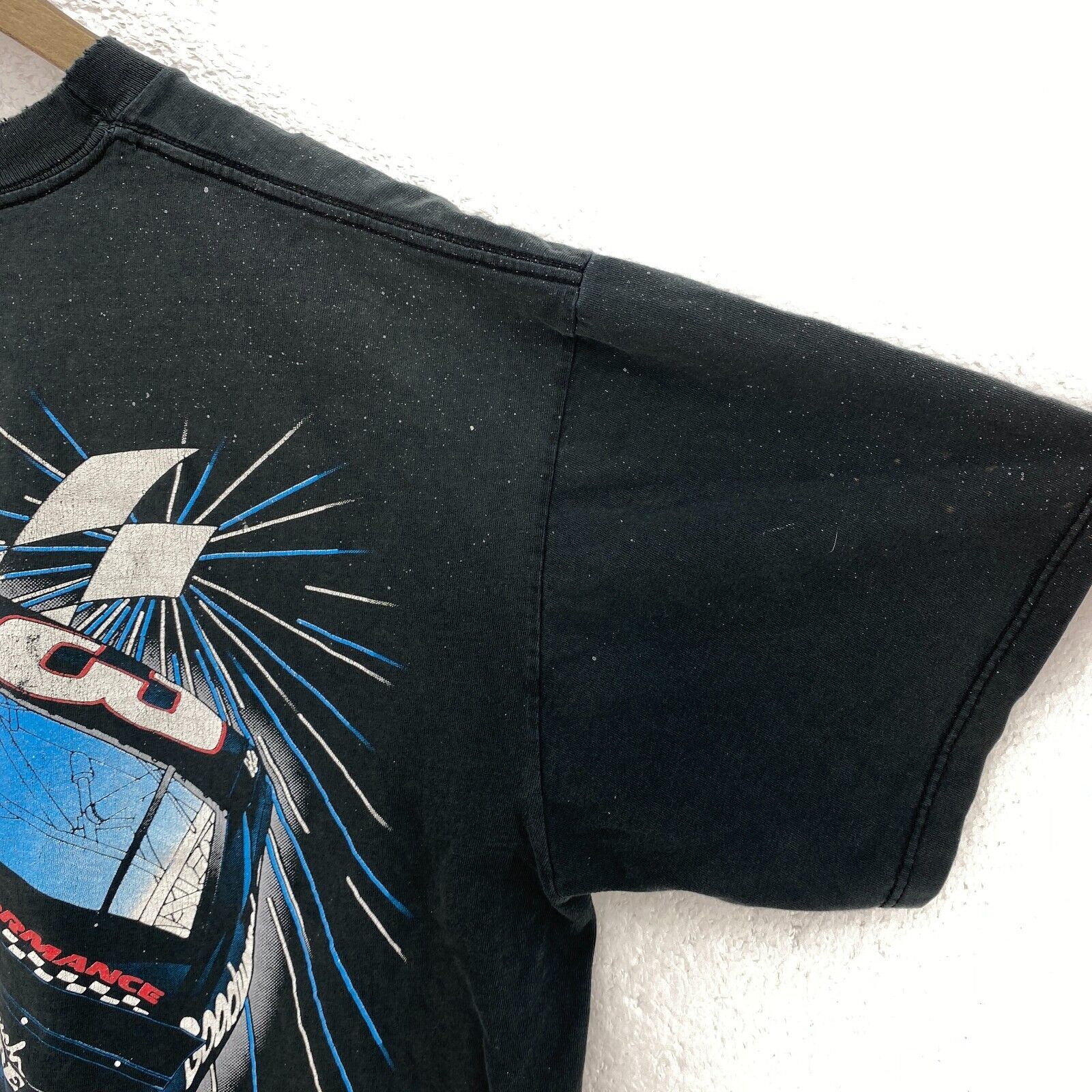 Vintage Chase Dale Earnhardt Man On Mission Black T-shirt Racing Size XL