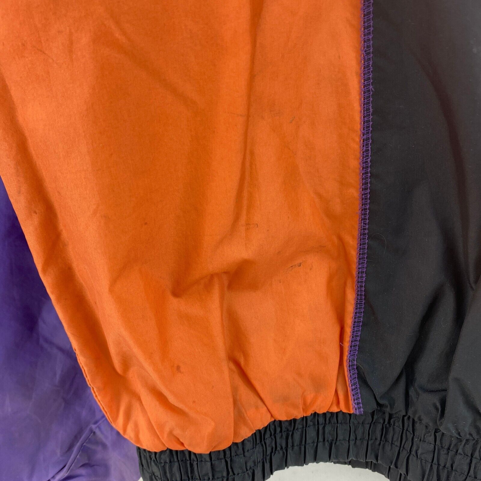 Vintage Starter Phoenix Suns NBA Half Zip Black Hooded Insulated Jacket Size S