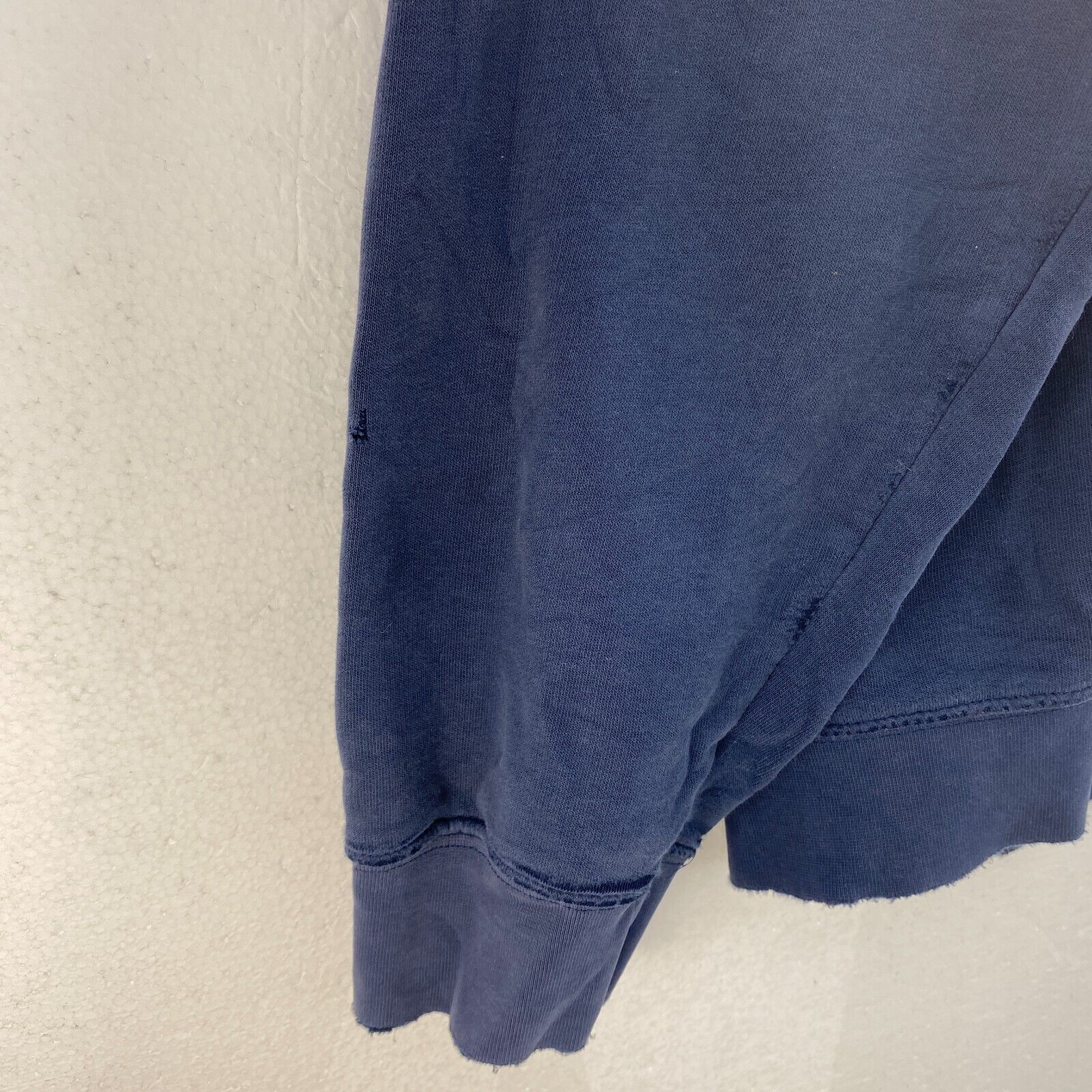 Nike Small Logo Check Swoosh Blue Sweatshirt Size XXL 90s Crewneck
