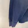 Nike Small Logo Check Swoosh Blue Sweatshirt Size XXL 90s Crewneck