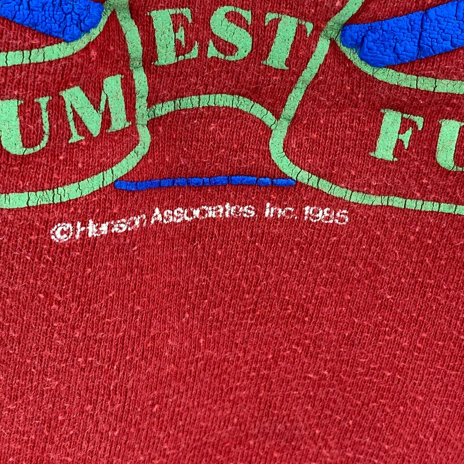 Muppet Institute Of Technology 1985 Red Sweatshirt Size M Women's