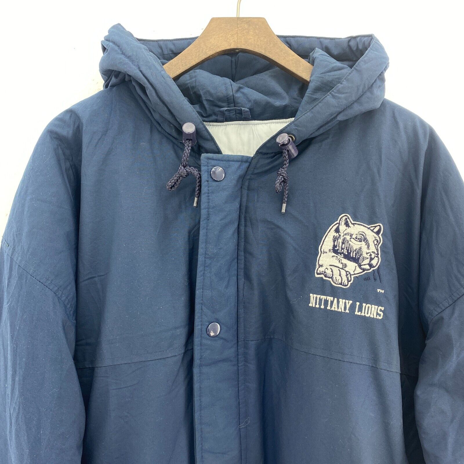Penn State Nittany Lions NCAA Starter Full Zip Insulated Navy Blue Jacket Size L