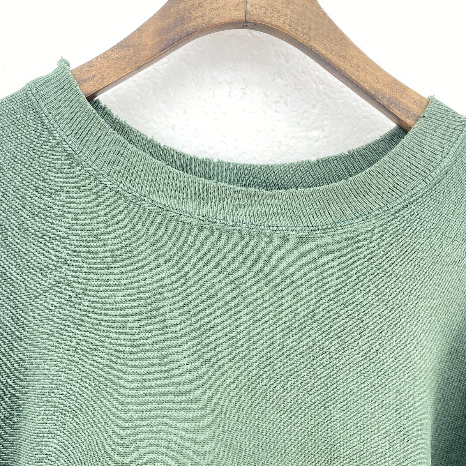 Champion Logo Green Crew Neck Green Sweatshirt Size XXL