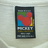 Mickey Mouse Minnie Mouse Donald Duck Travel White T-shirt Size L Single Stitch