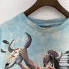 Liquid Blue Native Indian 1998 Tie Dye Blue Vintage T-shirt Size L
