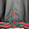 Vintage Varsity Elk River Black Bomber Snapped Jacket Size L