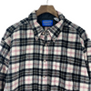 Vintage Pendleton Button Up Single Pocket Black White Wool Shirt Size XL