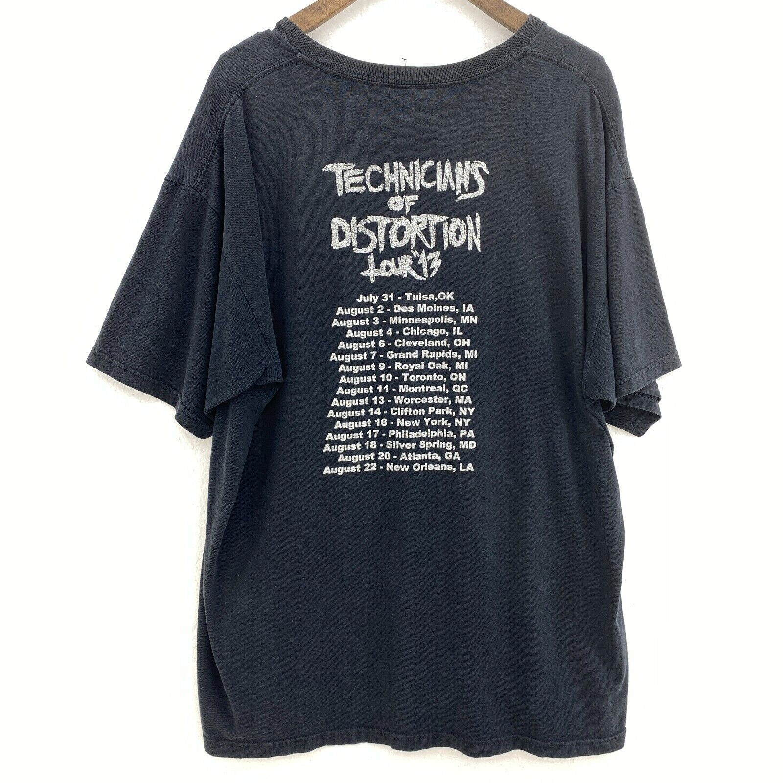 Philip Anselmo And The Illegals Men's Face Metal Band Black T-shirt Size XL