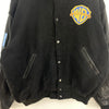 Vintage Dennis The Menace Cast And Crew Varsity Black Bomber Jacket Size 3XL