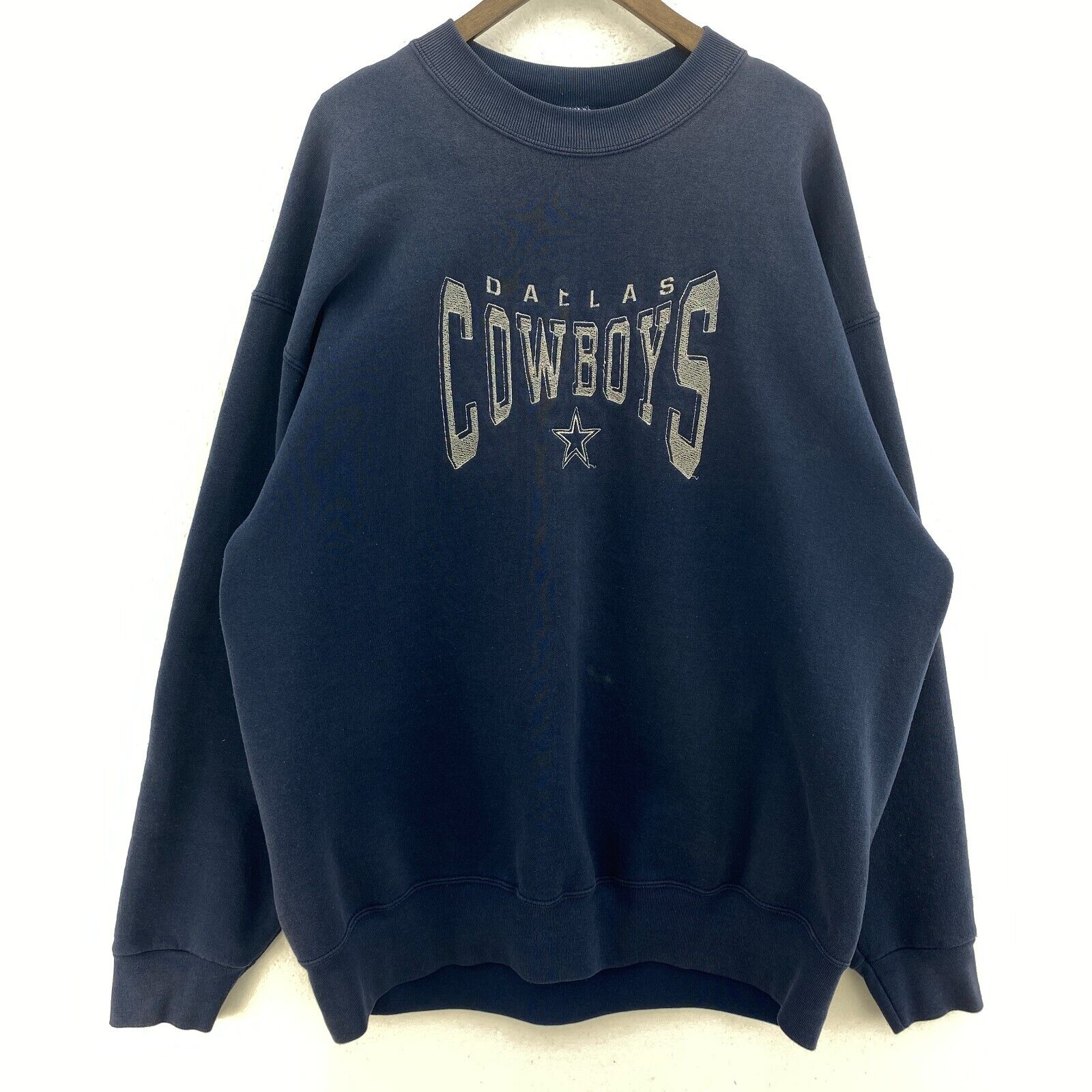 Dallas Cowboys NFL Navy Blue Crew Neck Sweatshirt Size XXL
