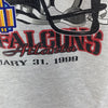 Super Bowl XXXIII NFL Miami Denver Broncos Falcons Atlanta Gray T-shirt Size XL