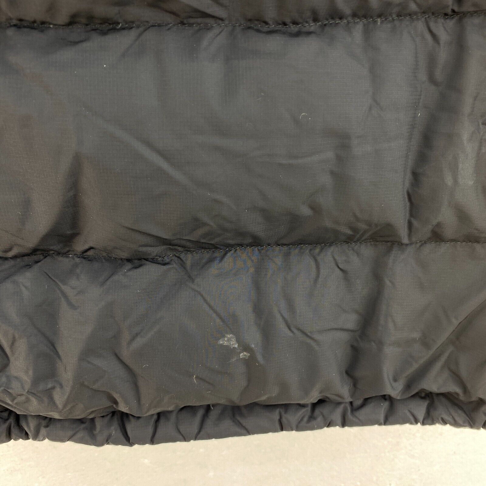The North Face Nuptse 700 Down Filled Full Zip Insulated Black Jacket Size L