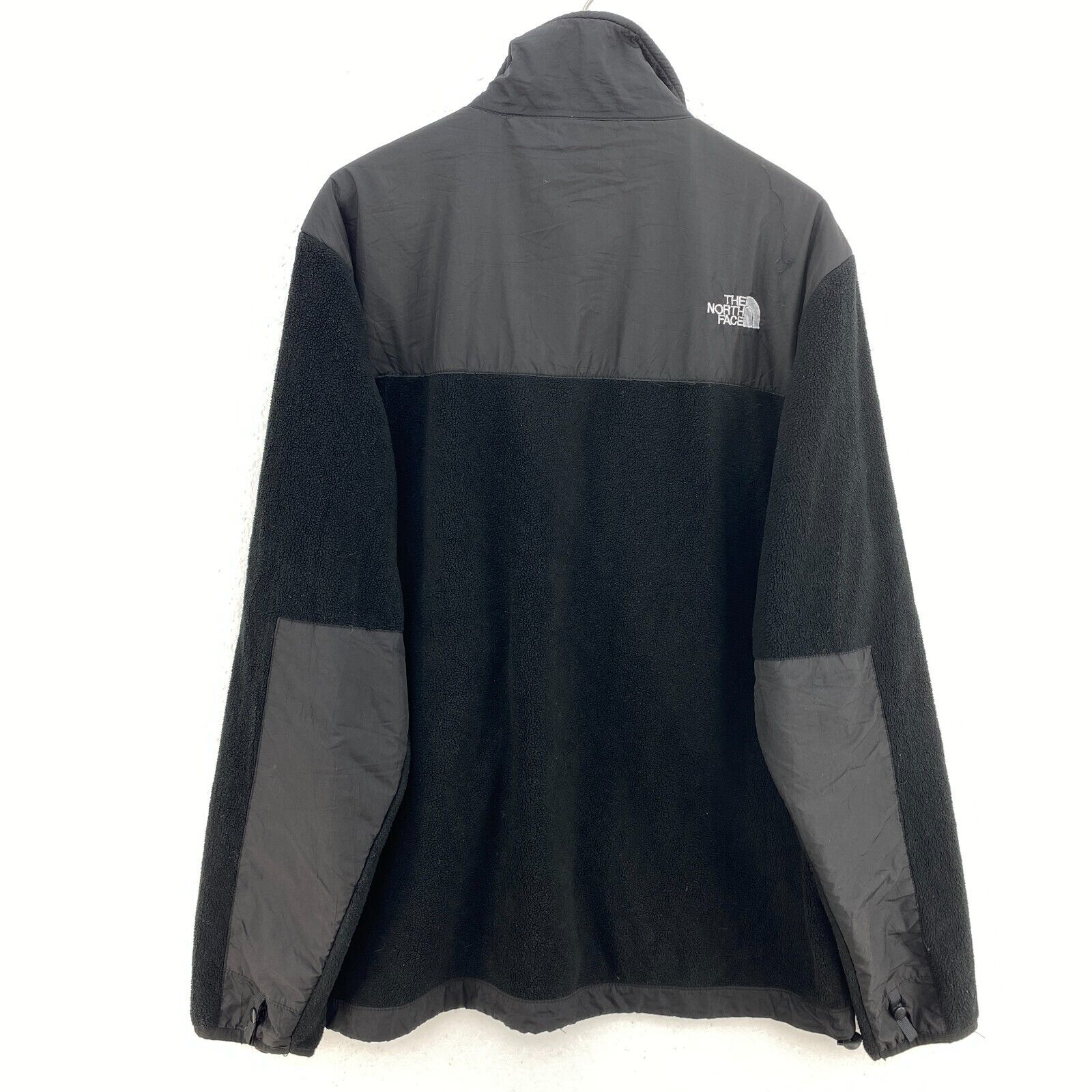 The North Face Men's Fleece Black Jacket Size L Full Zip UP