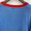 Russell Athlethic Ringer Nebraska Cornhuskers NCAA Blue V-Neck T-shirt Size L