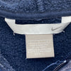 Nike Logo Full Zip Navy Blue Hooded Sweatshirt Size L