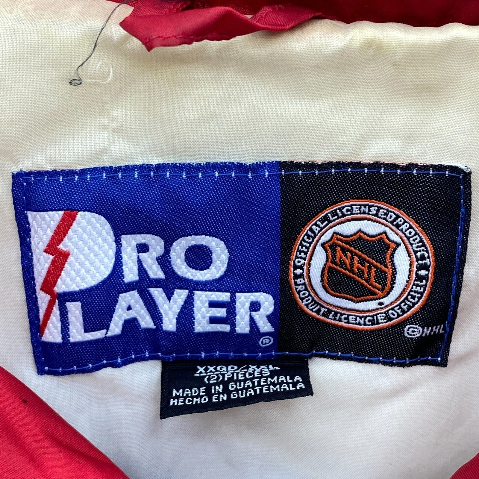 Pro Player New York Rangers NHL Blue Red Full Zip Jacket Size 2XL