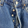 Levi's 501 Medium Wash Blue Denim Straight Jeans Size 32 Women's