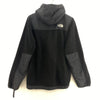 Women's The North Face Zip Pockets Fleece Hooded Jacket Full Zip Size S Black