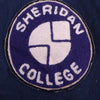 Sheridan College Varsity Jacket Blue Size L 90s