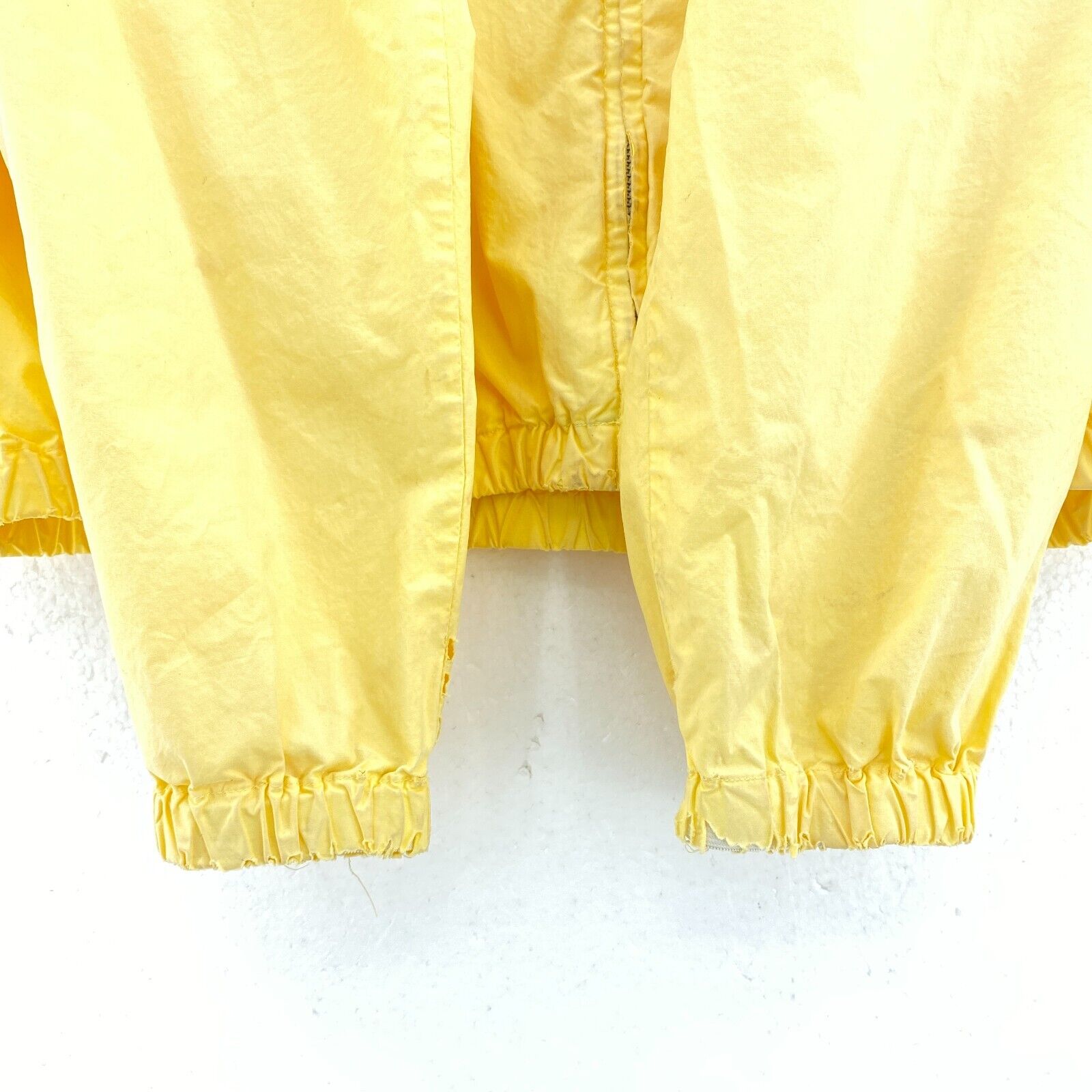 Polo By Ralph Lauren Logo Embroidered Yellow Light Jacket Size M Full Zip Up
