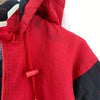 Starter Chicago Bulls Logo NBA Hooded Insulated Jacket Red Size M Kid's 1/4 Zip