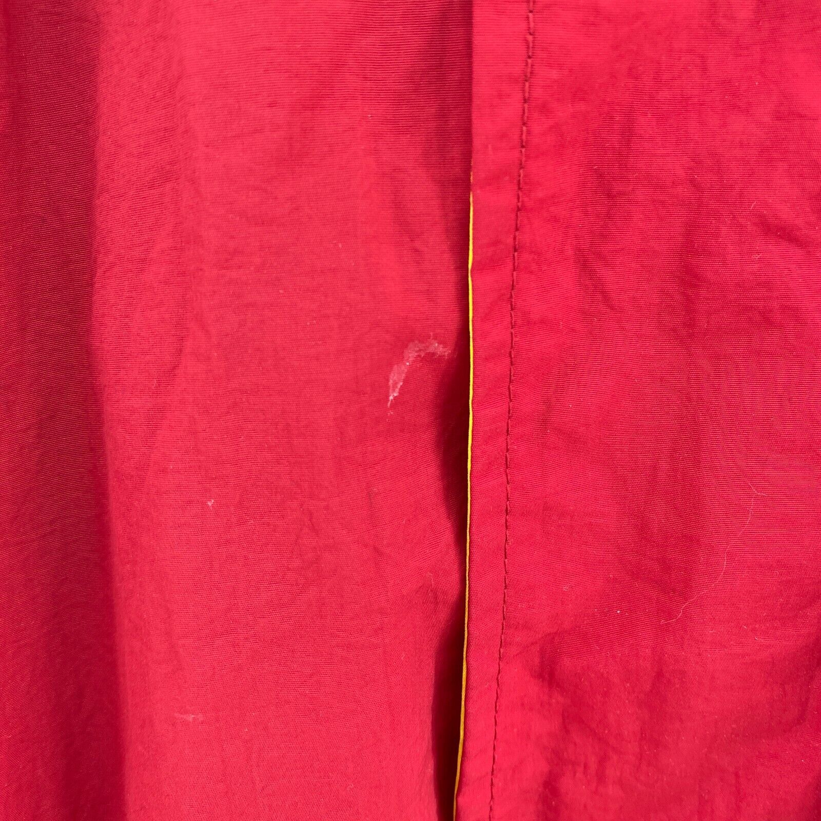 Tommy Hilfiger Vintage Red Windbreaker Hooded Jacket Size M Full Zip Up