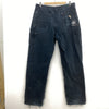 Carhartt Workwear Black Denim Cargo Pants Size 36