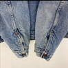 Levi Strauss Sherpa Lined Medium Wash Blue Vintage Denim Jacket Size 42