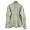 Vintage Heathered Gray Full Zip Fleece Jacket Size L Women's