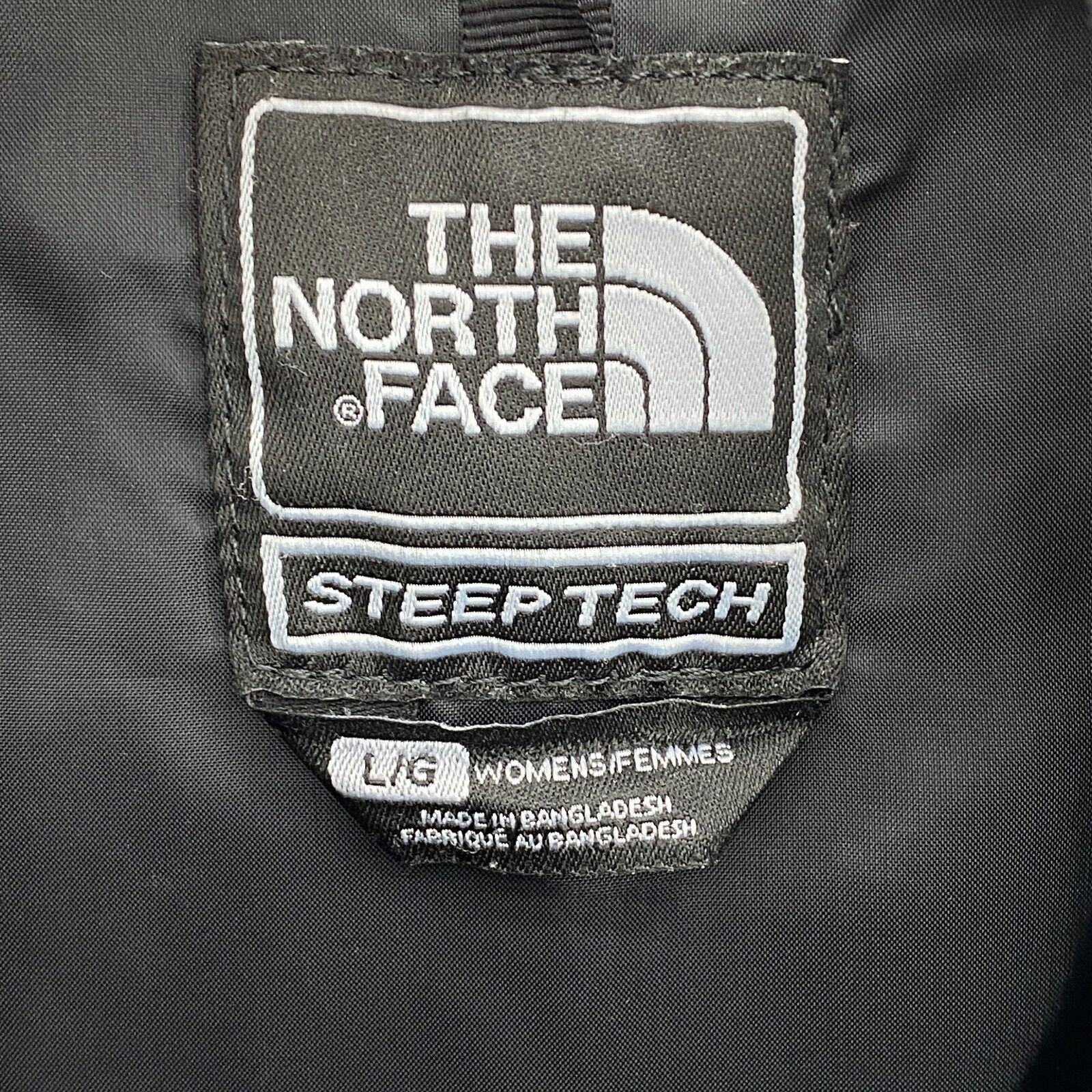 The North Face 550 Steep Tech Jacket Size L Black Women's Full Zip Up