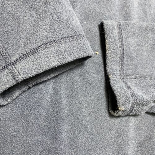 The North Face Men's Dark Blue Quarter Zip Fleece Pullover Size L