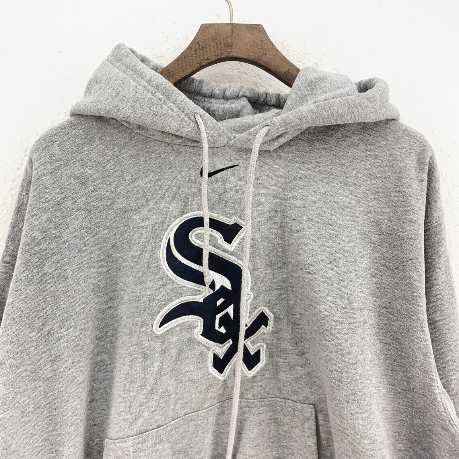 Nike Chicago White Sox MLB Baseball Gray Hoodie Size M