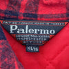Palermo Quilted Lined Red Checked Shirt Jacket Button Up Size XL