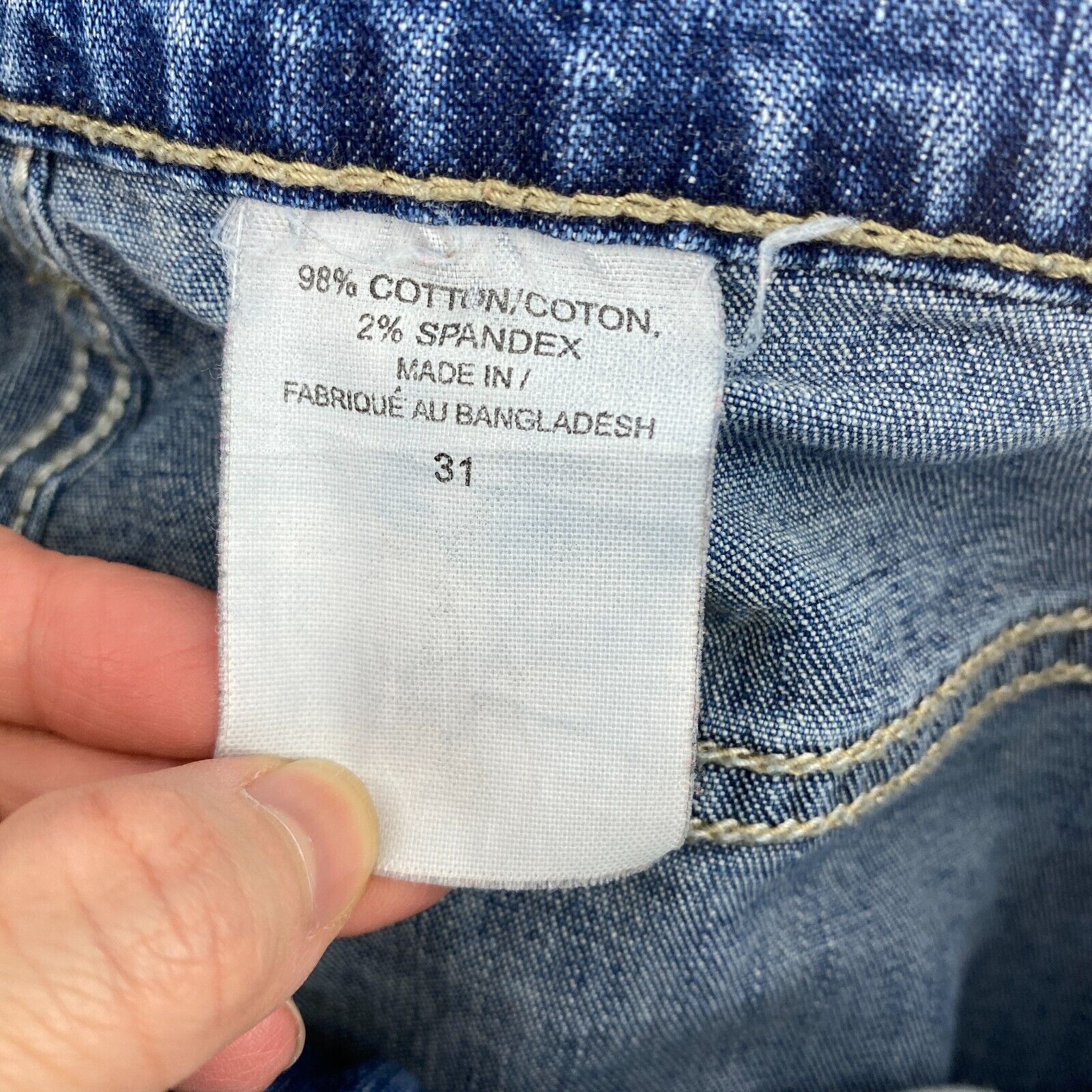 Levi Strauss Orange Tab Medium Wash Blue Straight Jeans Size 29 x 32
