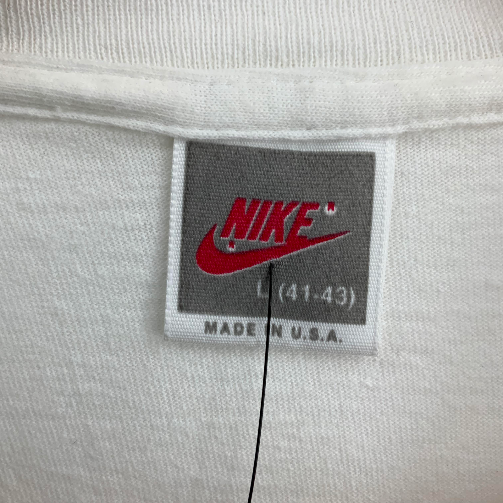 You Don't Know Diddley White Nike T-shirt Size L Single Stitch 90s