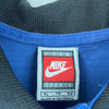 Vintage Nike Swoosh Logo Snapped Blue T-shirt Size XL